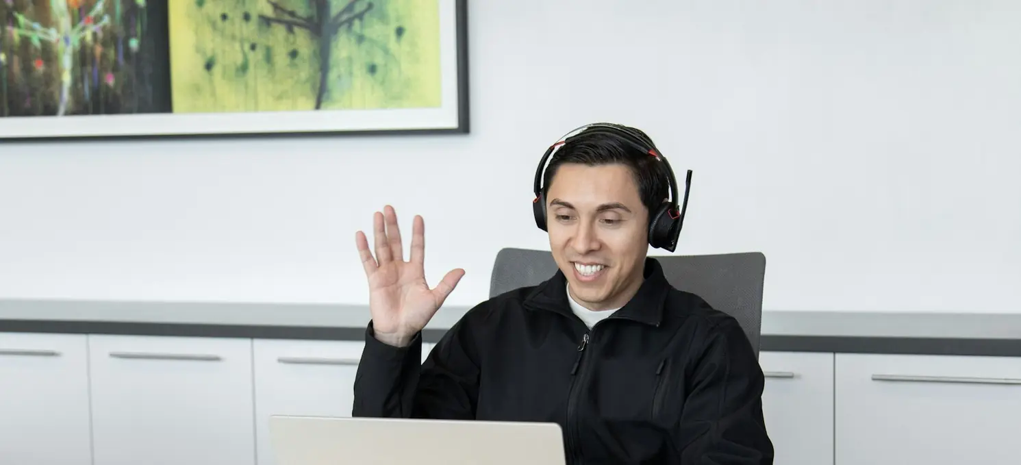 A technical support specialist troubleshooting hardware